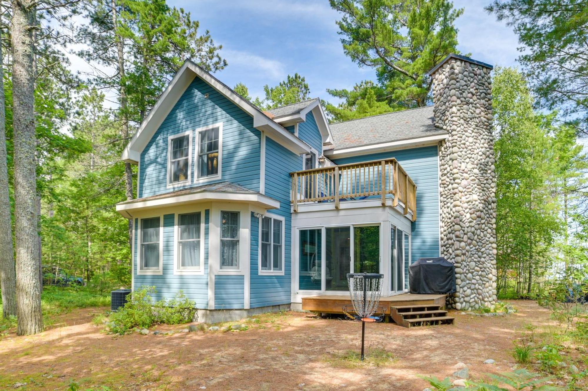 Waterfront Cheboygan Home With Fire Pit Exterior photo